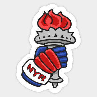 New York Rangers Statue of Liberty Torch Sticker